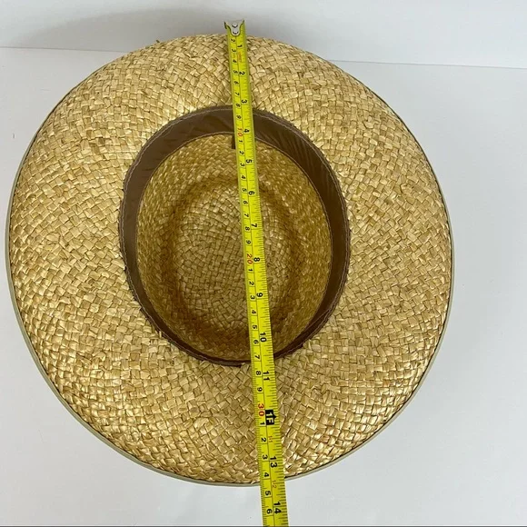 Straw Hat Fruit Fabric Print Made In The USA Size Medium - Picture 8 of 12